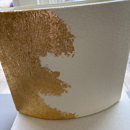 Ivory and Gold vase