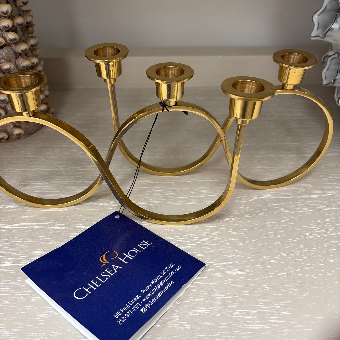 Brass candle holder