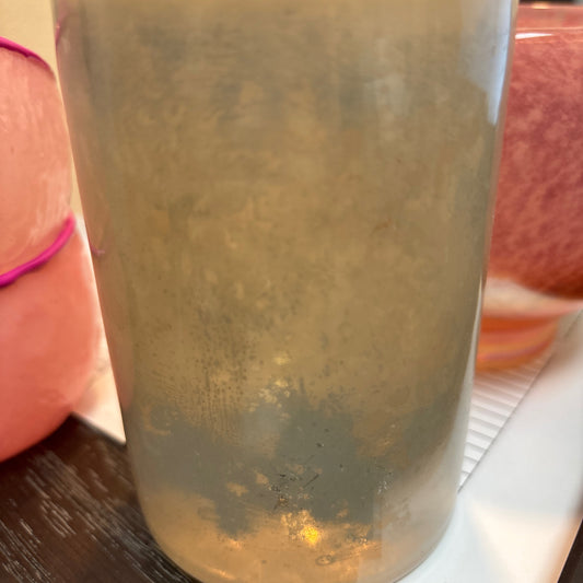Iridescent candle holder