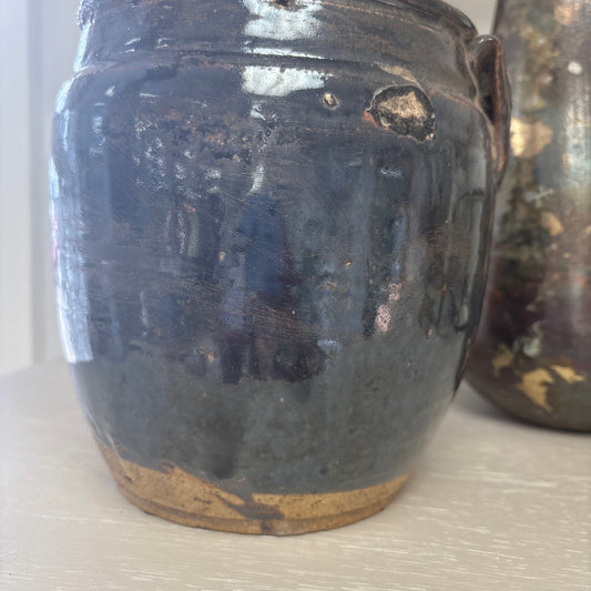 Black vase