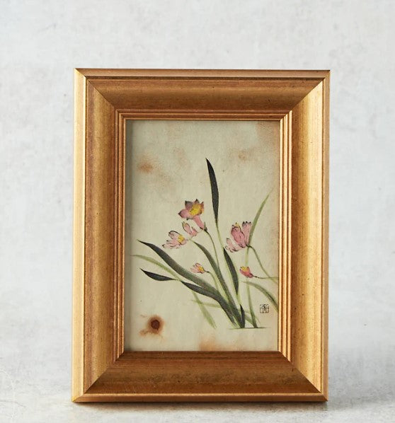 3.5x5 Harvard Gold Frame