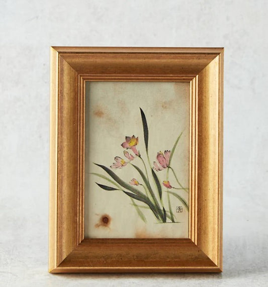 3.5x5 Harvard Gold Frame