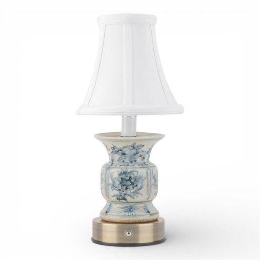 Blue and White Rechargable Lamp