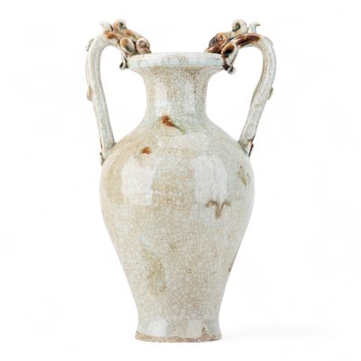 Celadon Dragon Vase with Dot