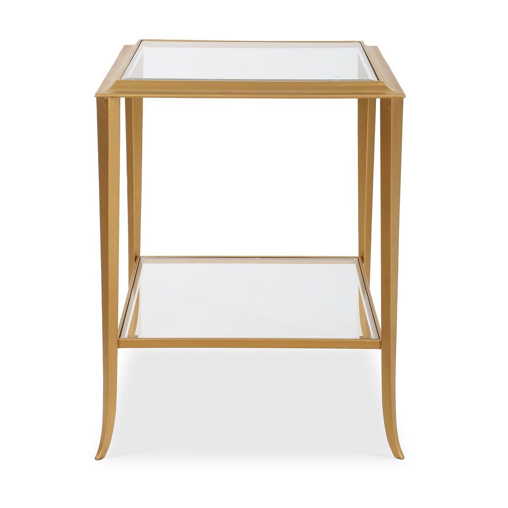 Beveled Glass Accent Table