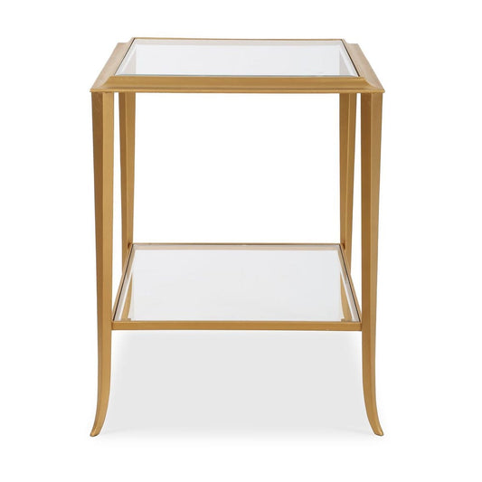 Beveled Glass Accent Table
