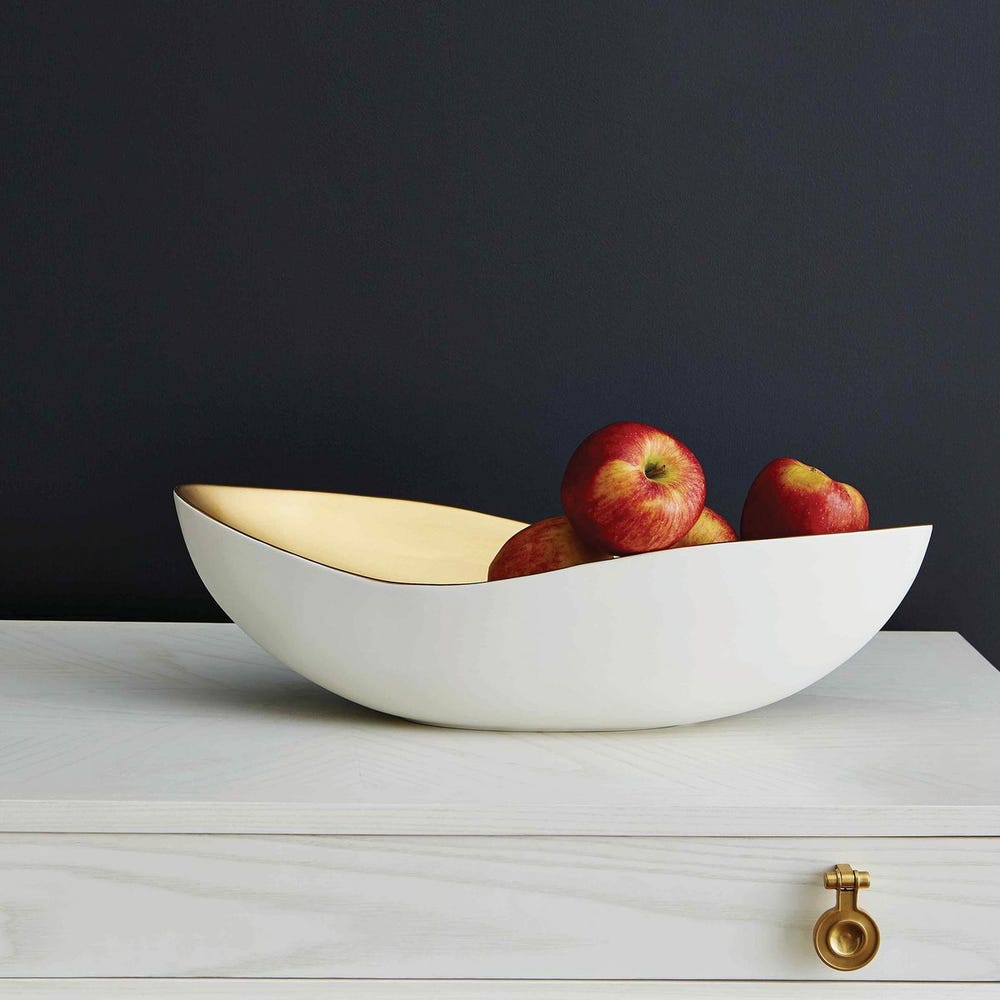 Matte White Canoe Bowl
