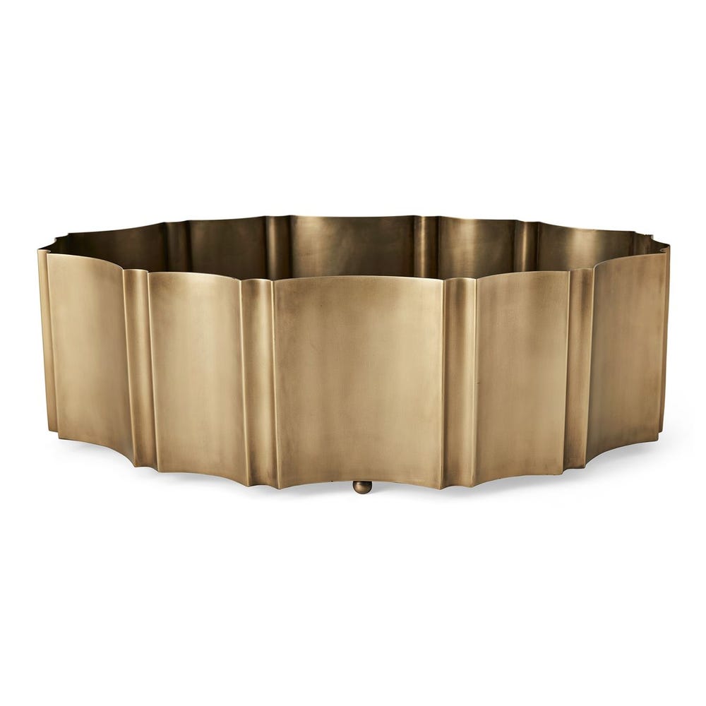 Classic Brass Cachepot-Oval