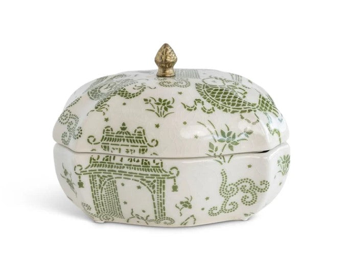 Dragon Pagoda Green Box