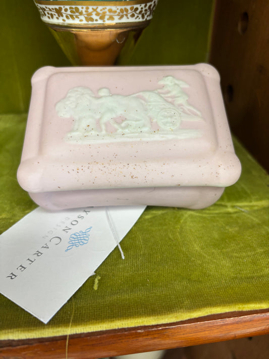 Wedgwood trinket box in pink