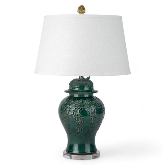 Majestic Bird Temple Jar Lamp