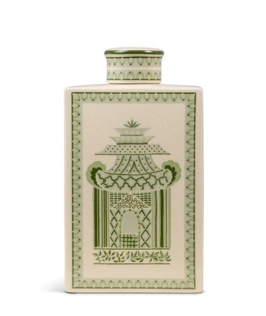 Pagoda Garden Green Medium Jar