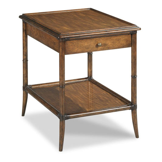 Rectangular Bamboo Side Table