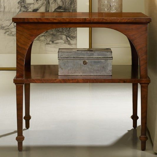 Classical End Table in Walnut