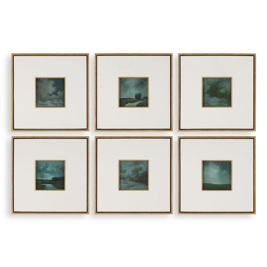 EVENING CUMULATION FRAMED CANVASES-sold seperately