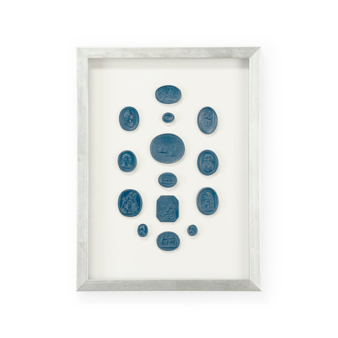 Intaglios in Blue-I and II(sold seperately)