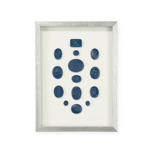 Intaglios in Blue-I and II(sold seperately)