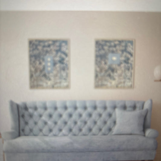 Grand Tour Intaglio V and XII-POWDER BLUE