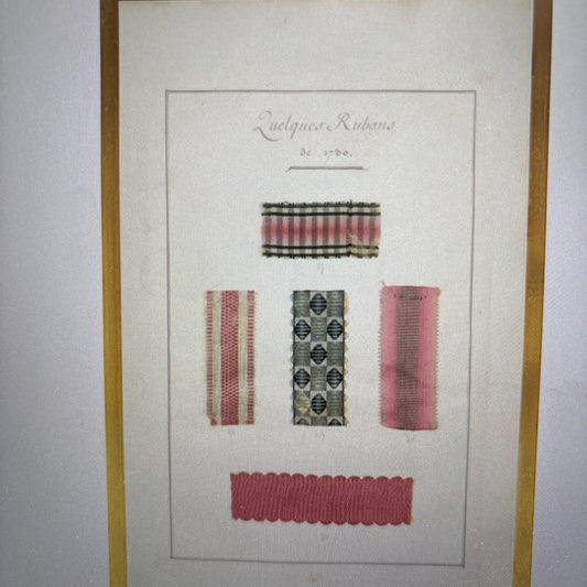 French Fabric Samplers IX, 1735