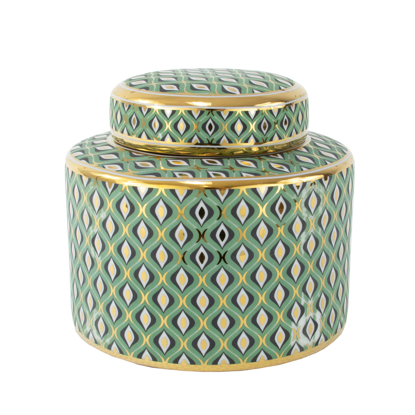 Green and Gold Urn