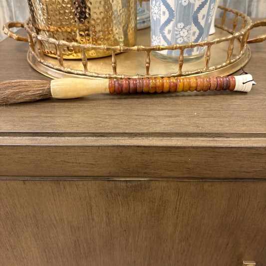 Brown Marble Ring Calligraphy Brush-12"