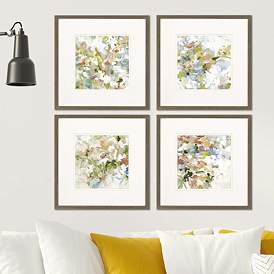 Floral Blush Art-I,II,III, IV