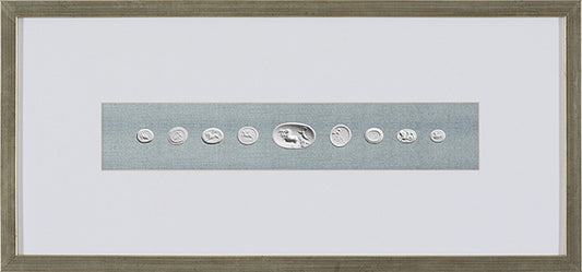 Intaglio Art (Blue I)