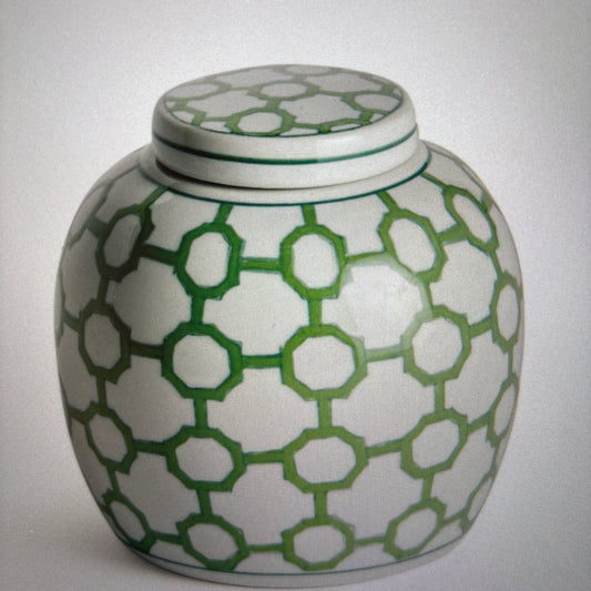 Imperial Link Lidded Jar