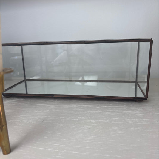 Glass and mirror rectangle box