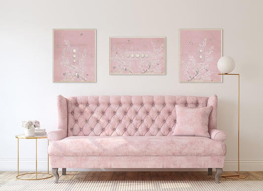 Grand Tour Intaglio – Spring Time Chinoiserie in Blush I and II