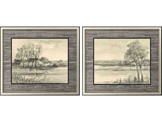 Graphite Plain Air I & II