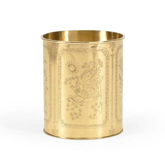 Brass Waste Basket (2)