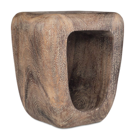 Loophole Accent Stool, Bleached Wash