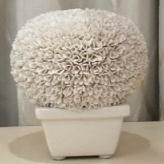 Porcelain  boxwood topiary