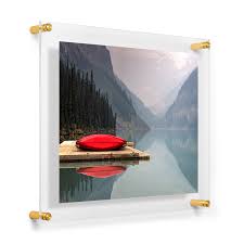 Acrylic 12" x 15" Double Panel Wall Frames (Fits 8x10)