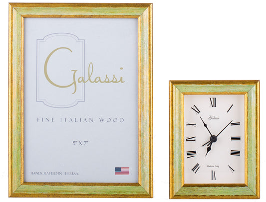 Green/Gold Florentine Frame (4x6)
