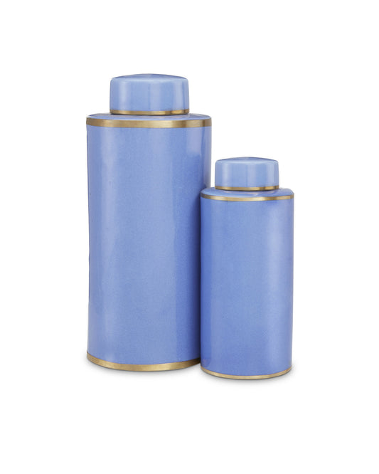 Blue tea canister(medium)
