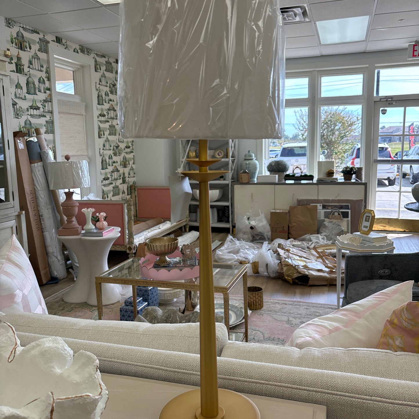 Lola Buffet Gold lamp