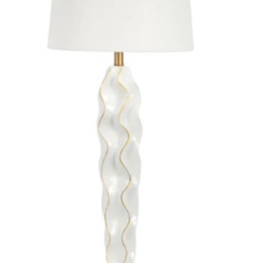 Hannah Wave Tall Table Lamp