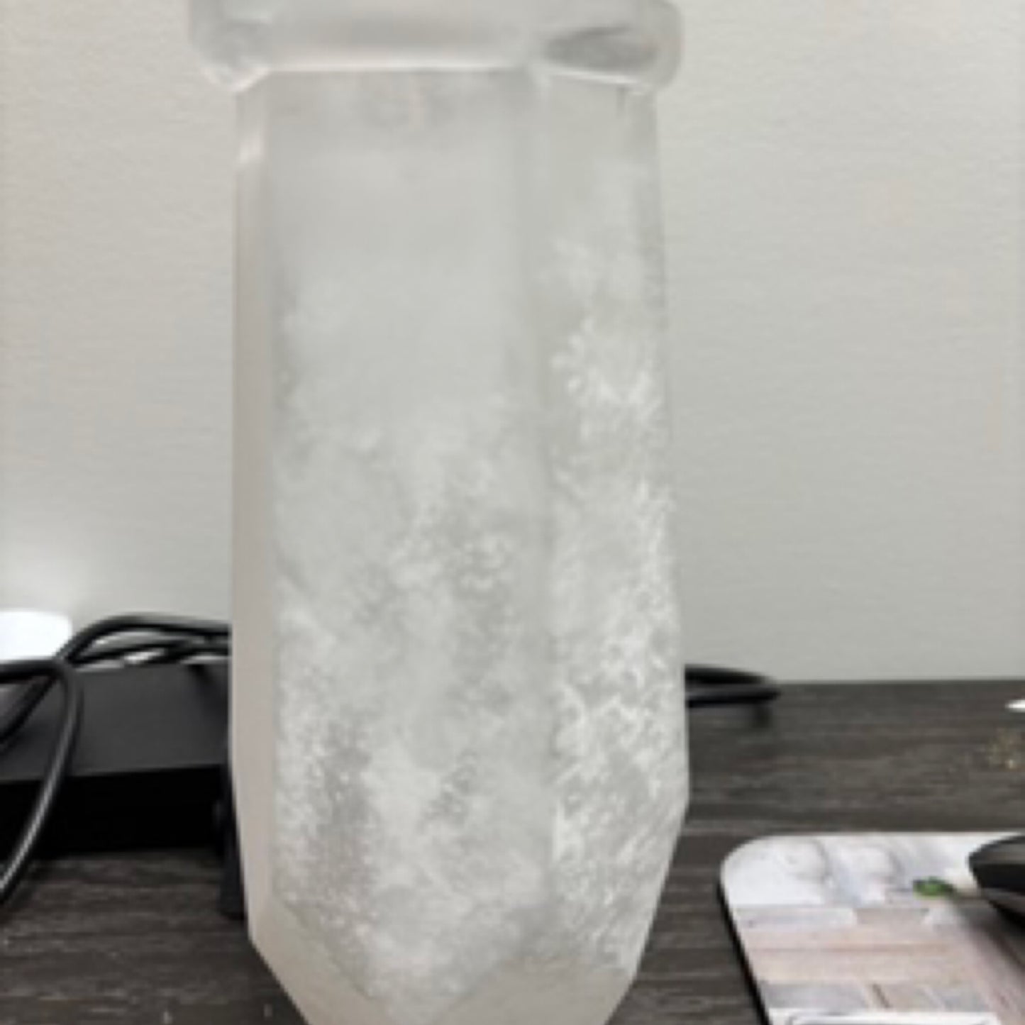 Frosted vase
