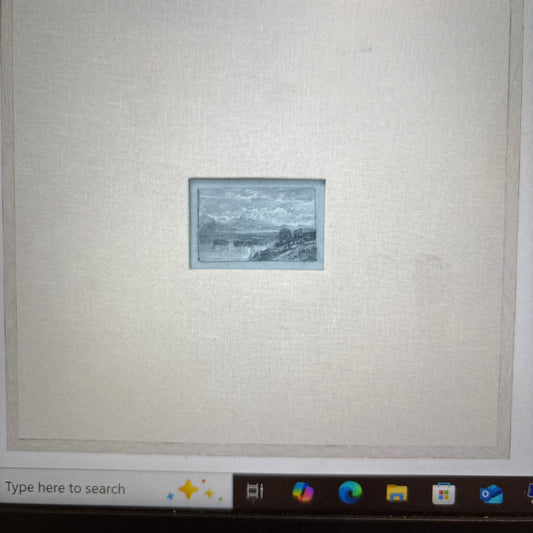 Mini Sketch IV-Powder Blue Art