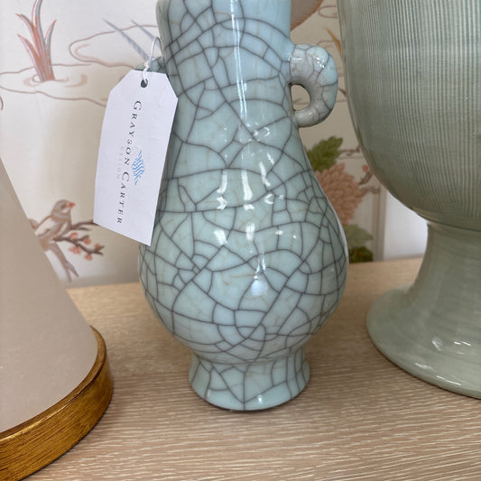 Crackled Vase C & C